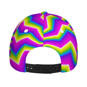 Green Dizzy Moving Optical Illusion Baseball Cap