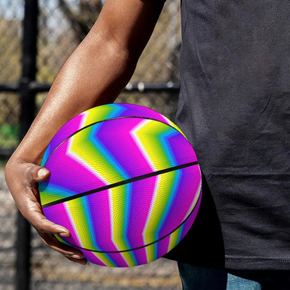 Green Dizzy Moving Optical Illusion Basketball