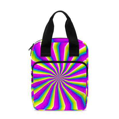 Green Dizzy Moving Optical Illusion Bible Tote Bag