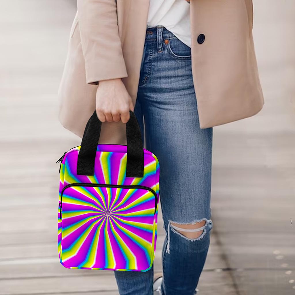 Green Dizzy Moving Optical Illusion Bible Tote Bag