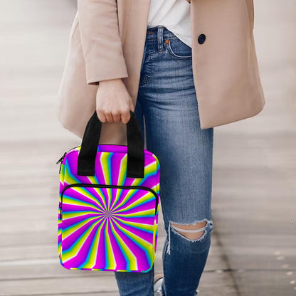 Green Dizzy Moving Optical Illusion Bible Tote Bag