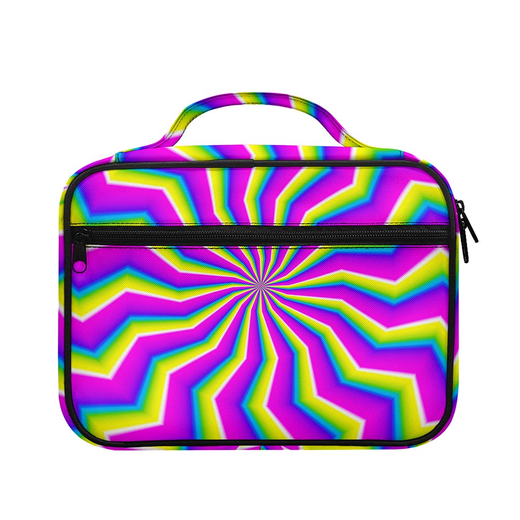 Green Dizzy Moving Optical Illusion Briefcase Bible Bag