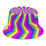 Green Dizzy Moving Optical Illusion Bucket Hat