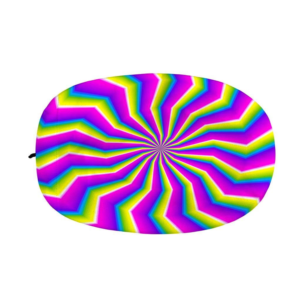 Green Dizzy Moving Optical Illusion Car Side Mirror Covers