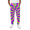 Green Dizzy Moving Optical Illusion Cotton Sweatpants