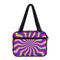 Green Dizzy Moving Optical Illusion Double Strap Bible Bag