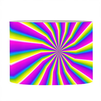 Green Dizzy Moving Optical Illusion Drum Lamp Shade