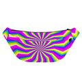 Green Dizzy Moving Optical Illusion Fanny Pack