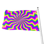 Green Dizzy Moving Optical Illusion Flag