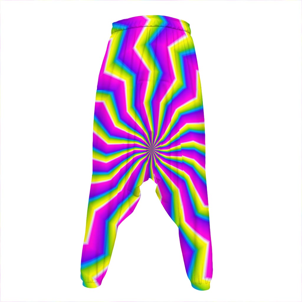 Green Dizzy Moving Optical Illusion Hammer Pants