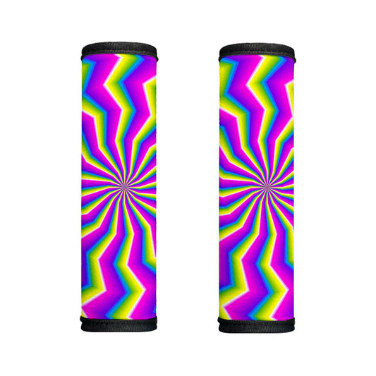 Green Dizzy Moving Optical Illusion Handle Covers