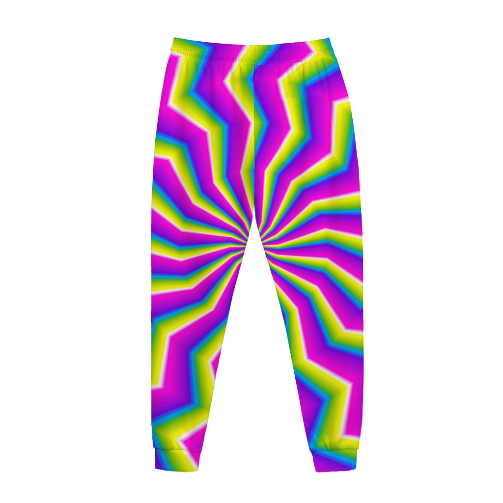 Green Dizzy Moving Optical Illusion Jogger Pants
