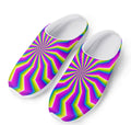 Green Dizzy Moving Optical Illusion Mesh Casual Shoes
