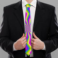 Green Dizzy Moving Optical Illusion Necktie