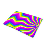 Green Dizzy Moving Optical Illusion Pet Cooling Mat Cover