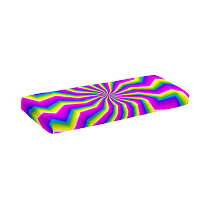 Green Dizzy Moving Optical Illusion Piano Keyboard Cover