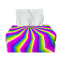 Green Dizzy Moving Optical Illusion Rectangle Tissue Box Cover
