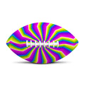 Green Dizzy Moving Optical Illusion Rugby Ball