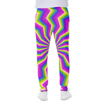 Green Dizzy Moving Optical Illusion Scuba Joggers