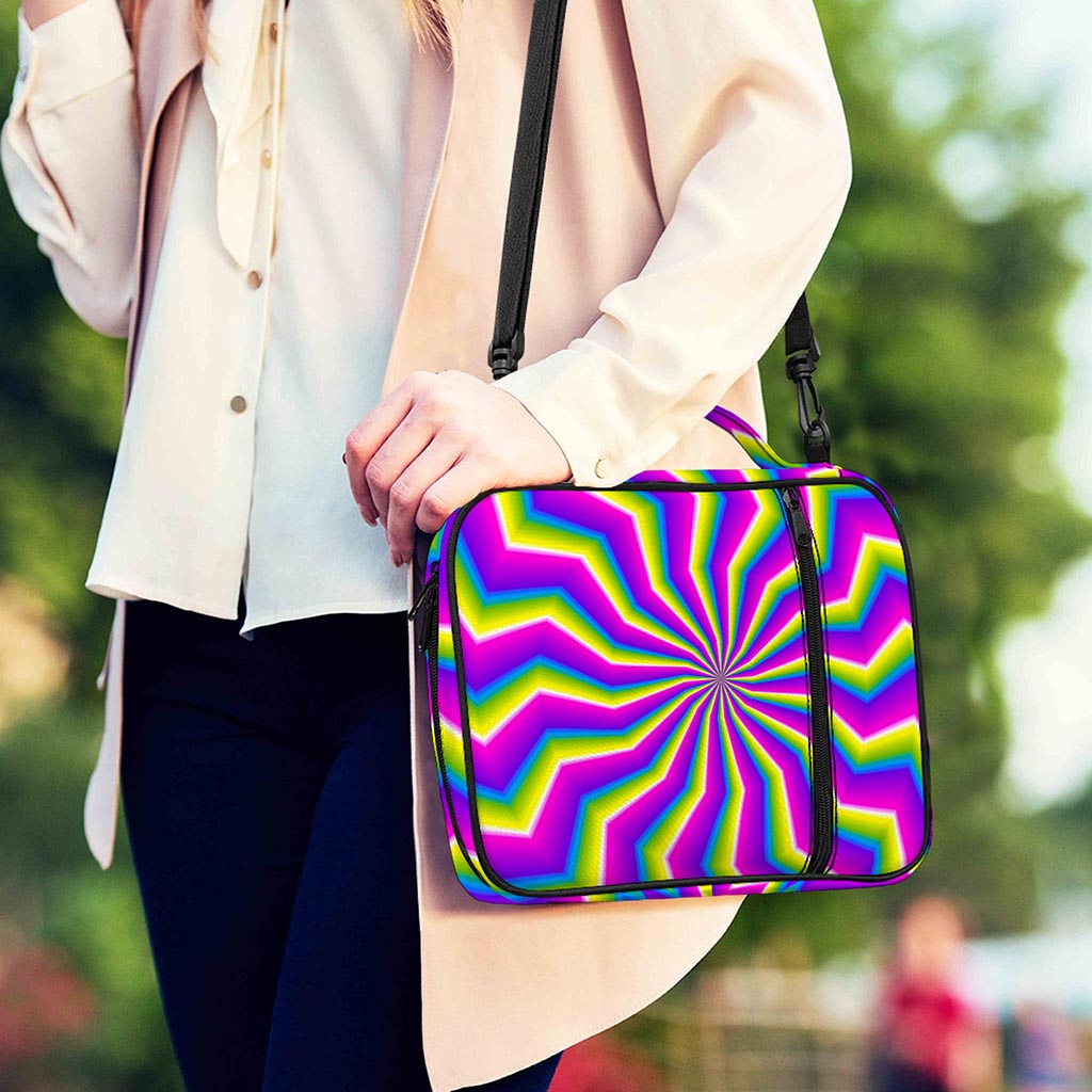 Green Dizzy Moving Optical Illusion Shoulder Strap Bible Bag