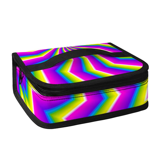Green Dizzy Moving Optical Illusion Small Lunch Bag