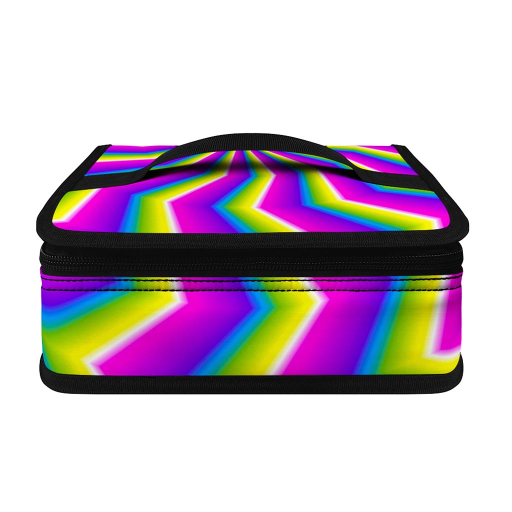 Green Dizzy Moving Optical Illusion Small Lunch Bag
