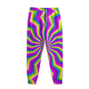 Green Dizzy Moving Optical Illusion Sweatpants