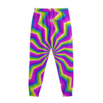 Green Dizzy Moving Optical Illusion Sweatpants