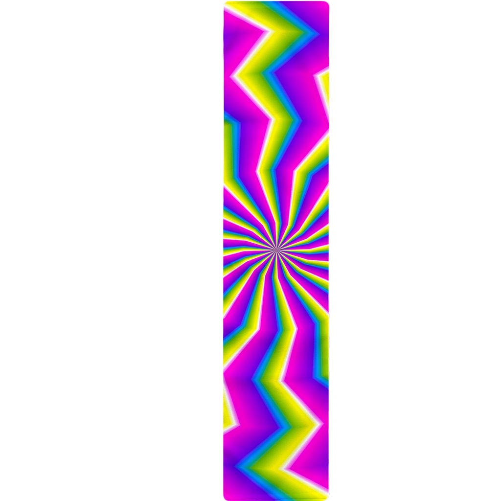 Green Dizzy Moving Optical Illusion Table Runner