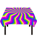 Green Dizzy Moving Optical Illusion Tablecloth