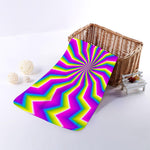 Green Dizzy Moving Optical Illusion Towel