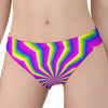 Green Dizzy Moving Optical Illusion Women's Panties