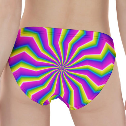 Green Dizzy Moving Optical Illusion Women's Panties