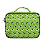 Green Doodle Bull Terrier Pattern Print Briefcase Bible Bag