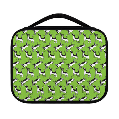 Green Doodle Bull Terrier Pattern Print Classic Bible Case