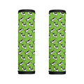 Green Doodle Bull Terrier Pattern Print Handle Covers