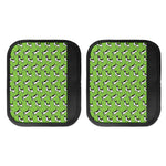 Green Doodle Bull Terrier Pattern Print Handle Covers