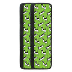 Green Doodle Bull Terrier Pattern Print Refrigerator Handle Covers