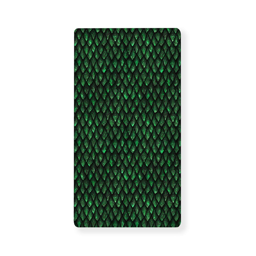 Green Dragon Scales Pattern Print Baby Crib Sheet