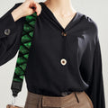 Green Dragon Scales Pattern Print Bag Strap