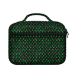 Green Dragon Scales Pattern Print Briefcase Bible Bag