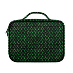 Green Dragon Scales Pattern Print Briefcase Bible Bag
