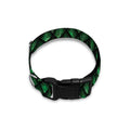 Green Dragon Scales Pattern Print Dog Collar