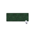 Green Dragon Scales Pattern Print Extended Mouse Pad