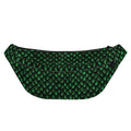 Green Dragon Scales Pattern Print Fanny Pack