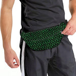 Green Dragon Scales Pattern Print Fanny Pack
