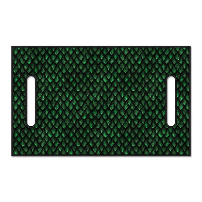 Green Dragon Scales Pattern Print Golf Cart Seat Cover