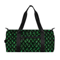 Green Dragon Scales Pattern Print Gym Bag
