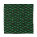 Green Dragon Scales Pattern Print Silk Bandana