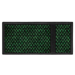Green Dragon Scales Pattern Print Trifold Wallet